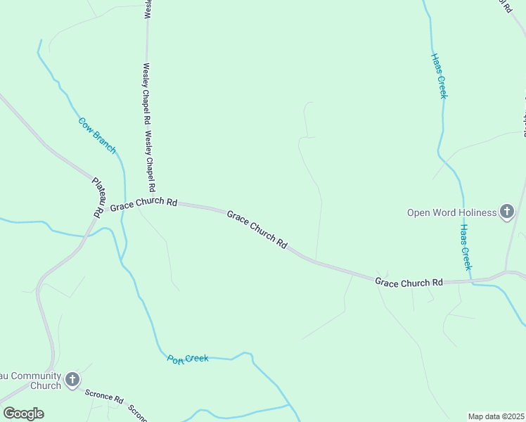 map of restaurants, bars, coffee shops, grocery stores, and more near 4720 Grace Church Road in Newton