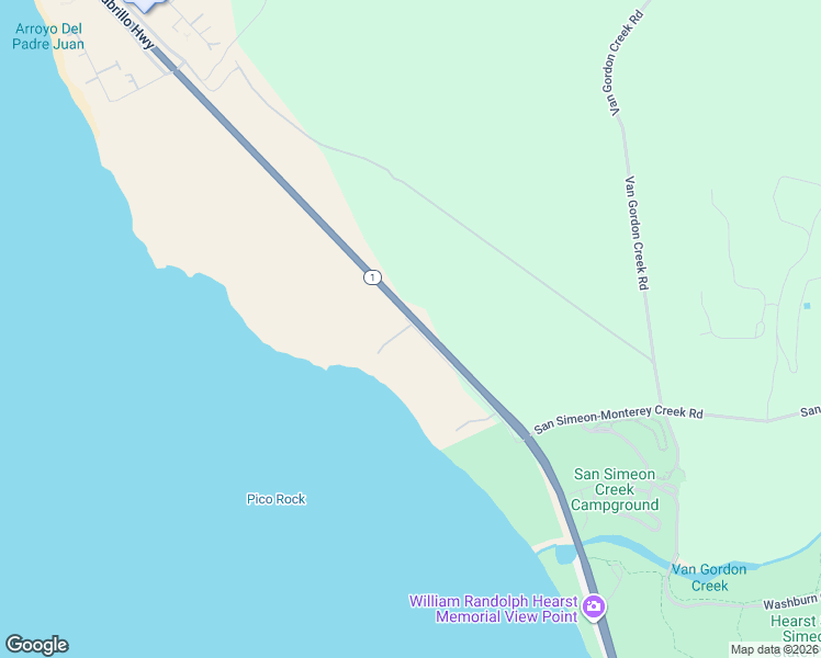 map of restaurants, bars, coffee shops, grocery stores, and more near 8383 Lone Palm Drive in Cambria