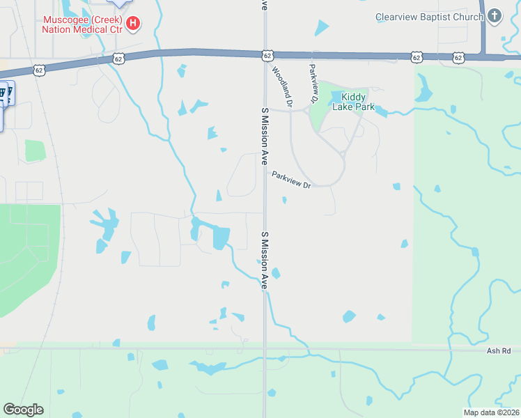 map of restaurants, bars, coffee shops, grocery stores, and more near 1703 Country Club Drive in Okmulgee