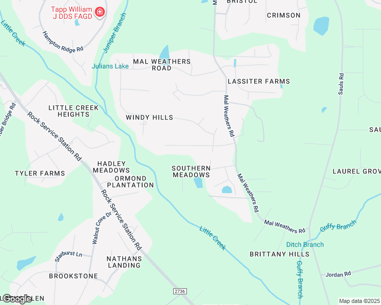 map of restaurants, bars, coffee shops, grocery stores, and more near 1117 Taos Trail in Raleigh