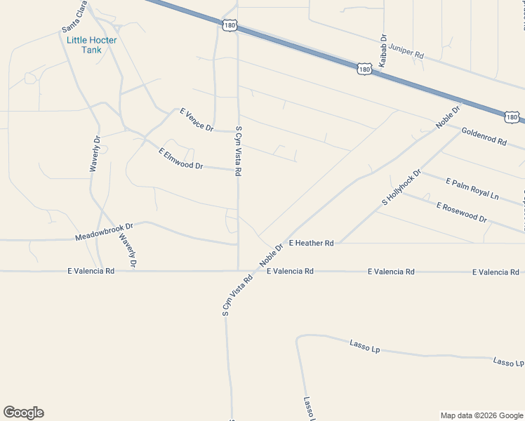 map of restaurants, bars, coffee shops, grocery stores, and more near 4098 East Oakdale Road in Williams