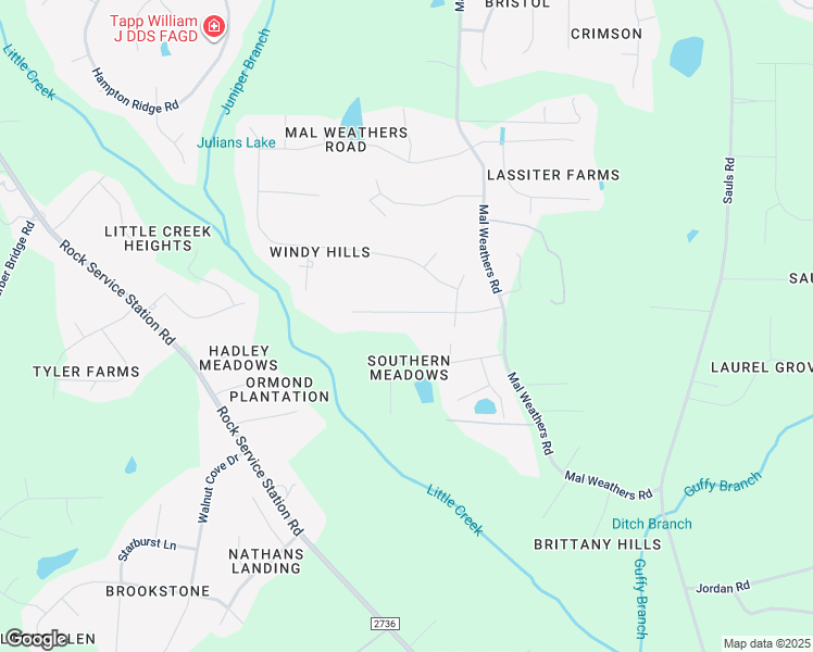 map of restaurants, bars, coffee shops, grocery stores, and more near 1117 Taos Trail in Raleigh