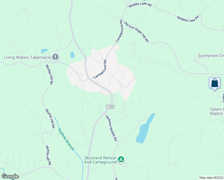 map of restaurants, bars, coffee shops, grocery stores, and more near 2135 Bat Cave Road in Old Fort