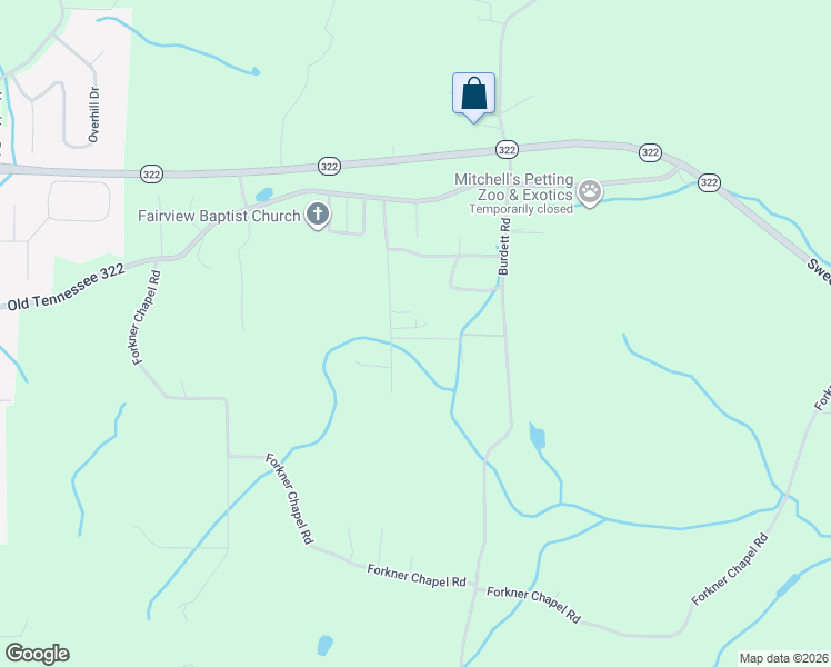 map of restaurants, bars, coffee shops, grocery stores, and more near 111 Underwood Road in Sweetwater