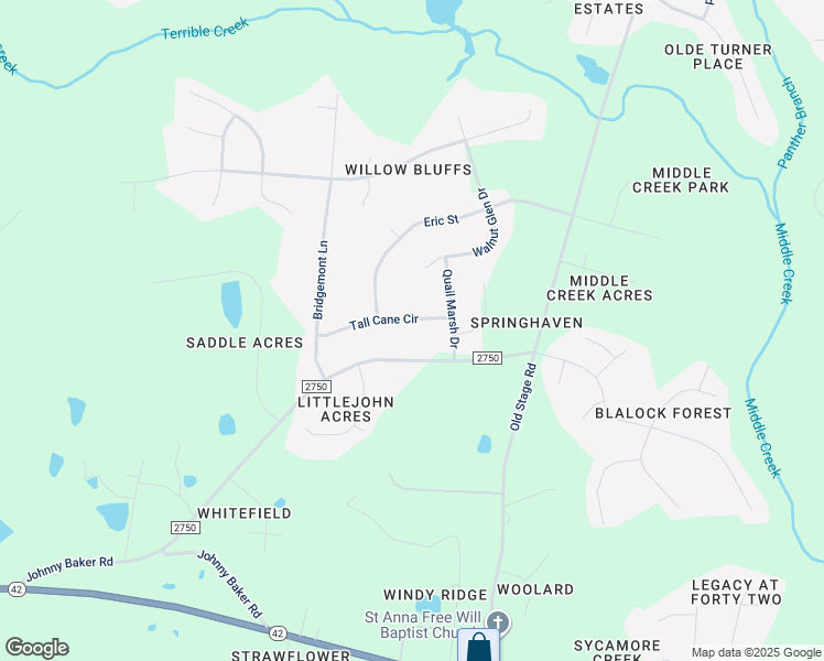 map of restaurants, bars, coffee shops, grocery stores, and more near 1617 Tall Cane Circle in Wake County