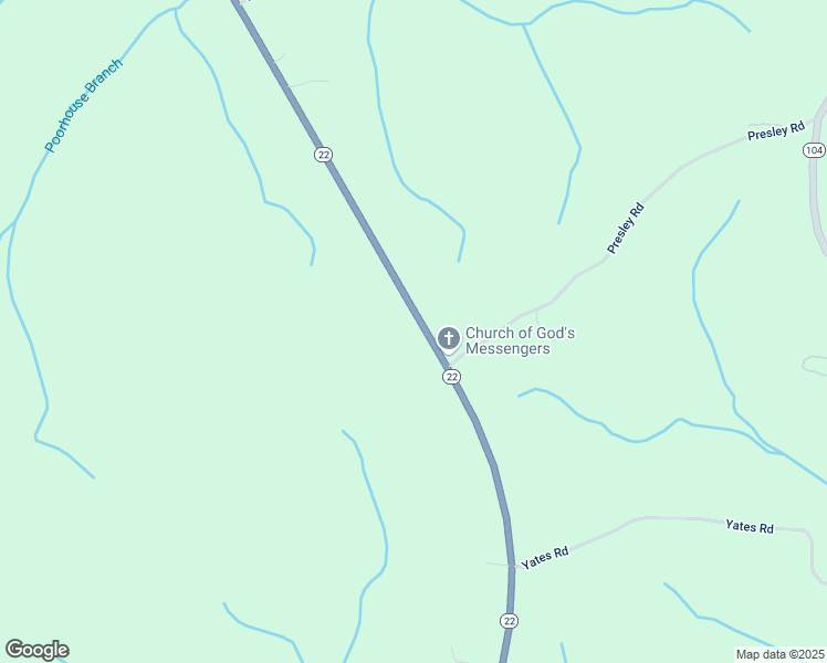 map of restaurants, bars, coffee shops, grocery stores, and more near 7675 Highway 22 in Lexington