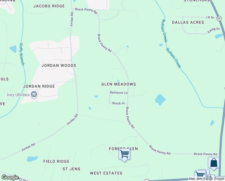 map of restaurants, bars, coffee shops, grocery stores, and more near 6432 Egrets Nest Lane in Raleigh