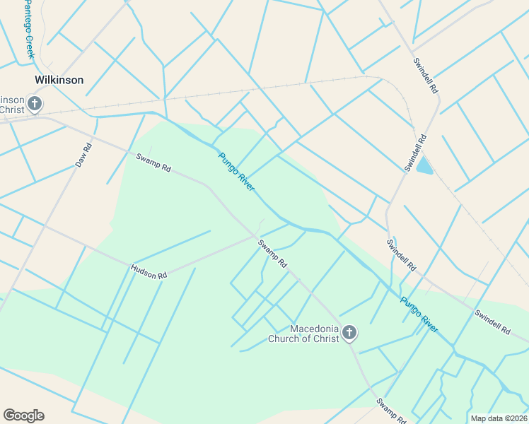 map of restaurants, bars, coffee shops, grocery stores, and more near 2220 Old Route 97 in Pantego