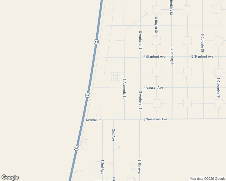 map of restaurants, bars, coffee shops, grocery stores, and more near 3797 South Keystone Drive in Williams