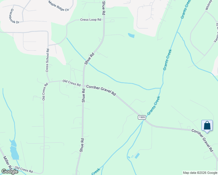 map of restaurants, bars, coffee shops, grocery stores, and more near 1460 Corriher Gravel Road in China Grove