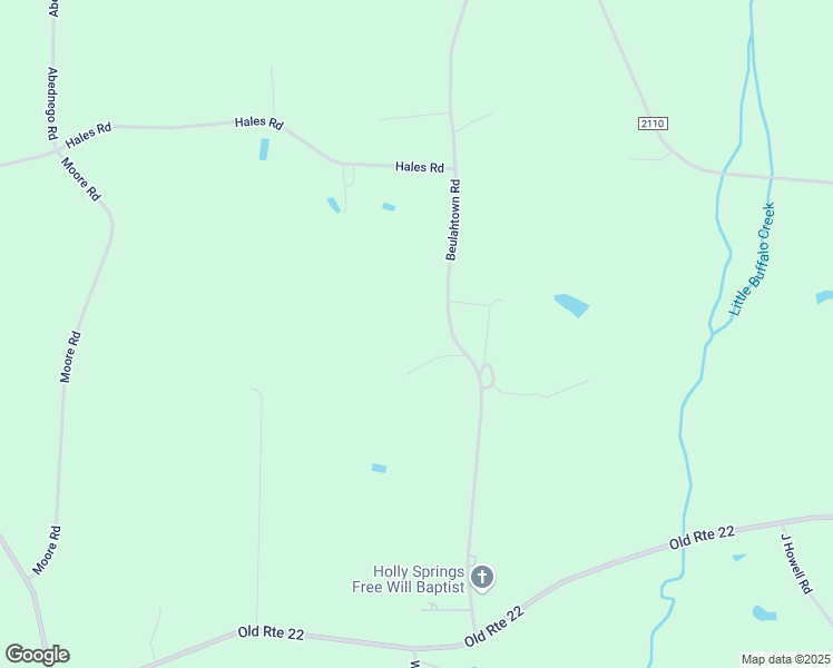 map of restaurants, bars, coffee shops, grocery stores, and more near 565 Beulahtown Road in Kenly