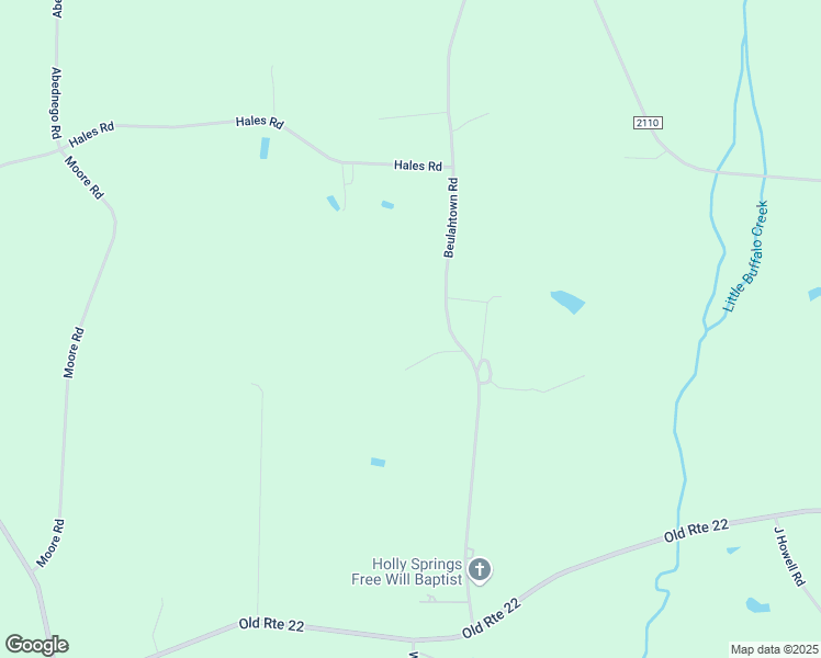 map of restaurants, bars, coffee shops, grocery stores, and more near 565 Beulahtown Road in Kenly