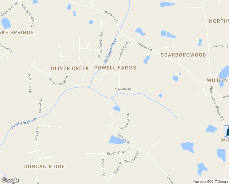 map of restaurants, bars, coffee shops, grocery stores, and more near 7108 Asheway Drive in Holly Springs