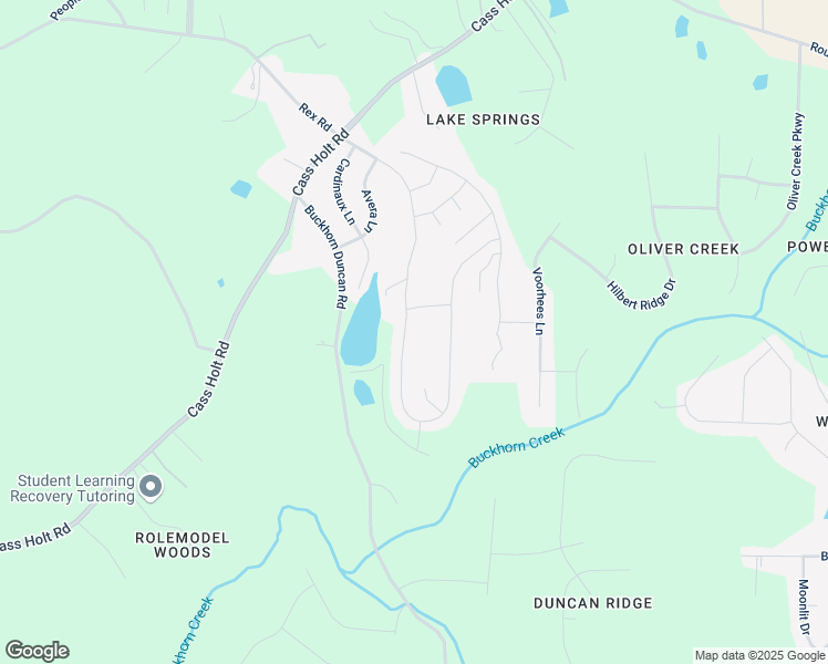 map of restaurants, bars, coffee shops, grocery stores, and more near 7021 Rex Road in Holly Springs