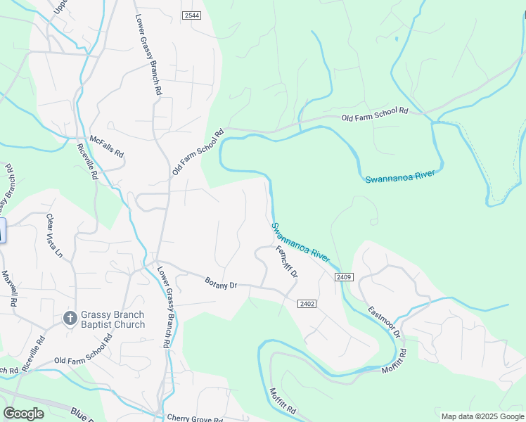 map of restaurants, bars, coffee shops, grocery stores, and more near 10 Riverbend Road in Asheville