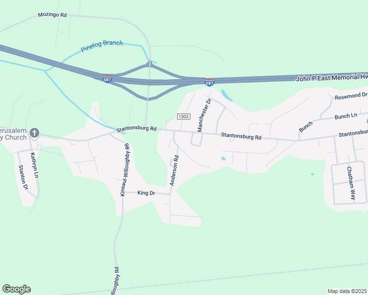map of restaurants, bars, coffee shops, grocery stores, and more near 1860 Fred Drive in Greenville