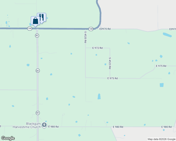 map of restaurants, bars, coffee shops, grocery stores, and more near 924-2 Hc 68 in Vian