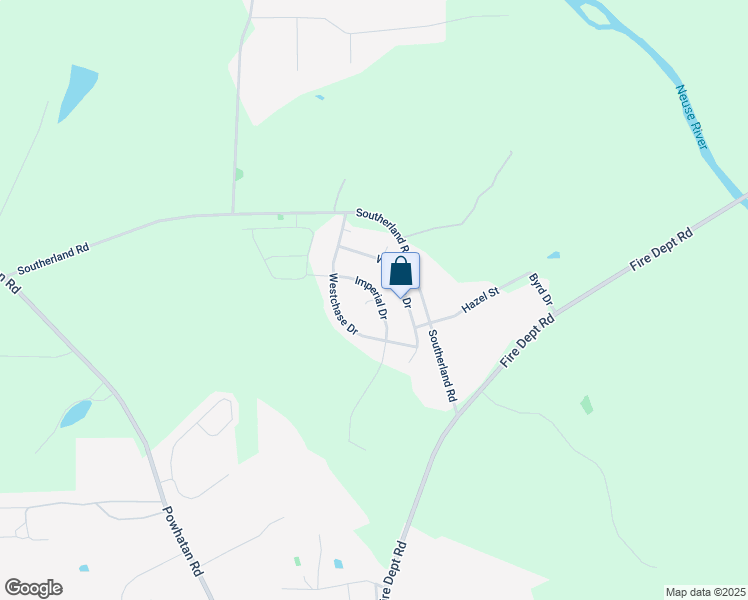 map of restaurants, bars, coffee shops, grocery stores, and more near Springmoor Circle in Clayton