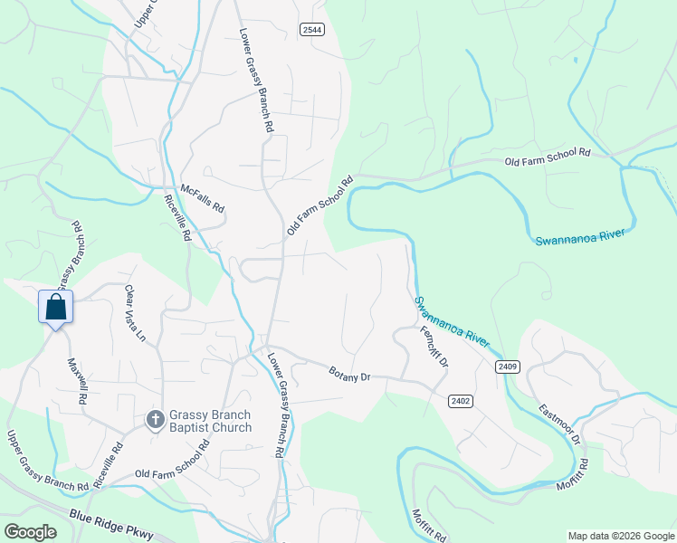 map of restaurants, bars, coffee shops, grocery stores, and more near 31 Pine Ridge Road in Asheville
