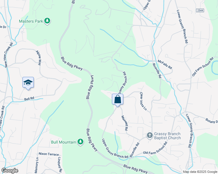 map of restaurants, bars, coffee shops, grocery stores, and more near 39 Toadshade Lane in Asheville