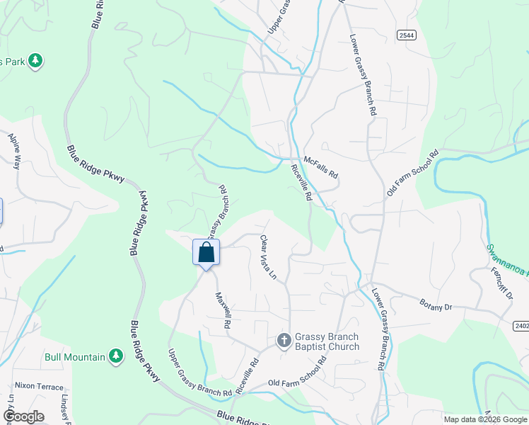 map of restaurants, bars, coffee shops, grocery stores, and more near 214 Clear Vista Circle in Asheville