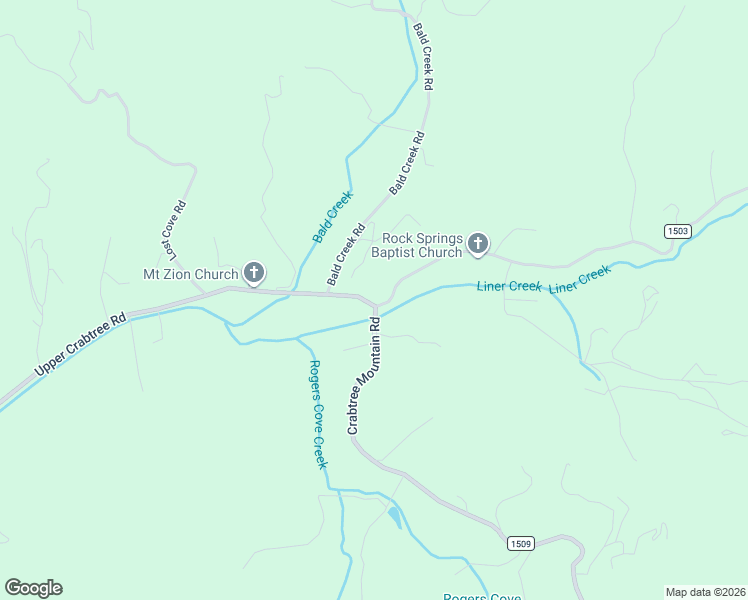 map of restaurants, bars, coffee shops, grocery stores, and more near 2269 Upper Crabtree Road in Clyde