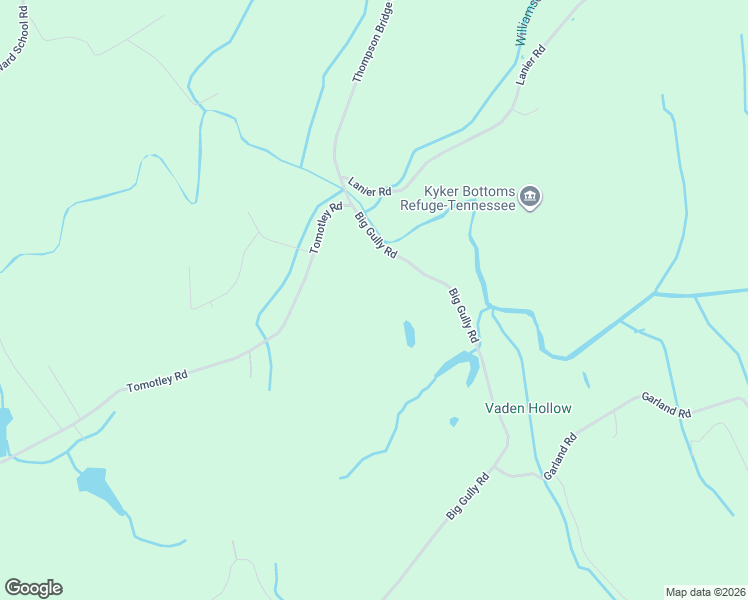 map of restaurants, bars, coffee shops, grocery stores, and more near 1543 Big Gully Road in Maryville