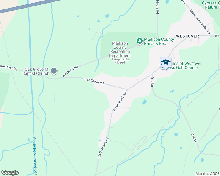 map of restaurants, bars, coffee shops, grocery stores, and more near 54 Oak Grove Road in Jackson