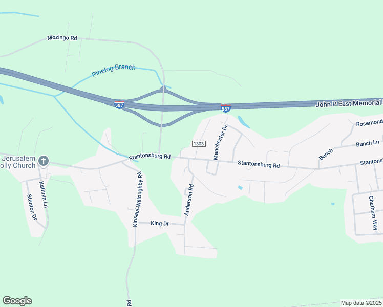 map of restaurants, bars, coffee shops, grocery stores, and more near 1578 Ashland Drive in Greenville