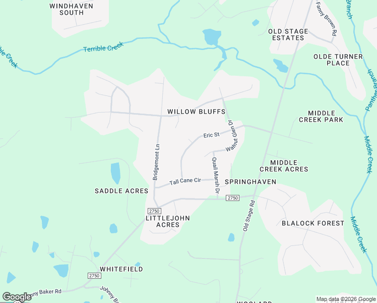 map of restaurants, bars, coffee shops, grocery stores, and more near 3143 Eric Street in Wake County