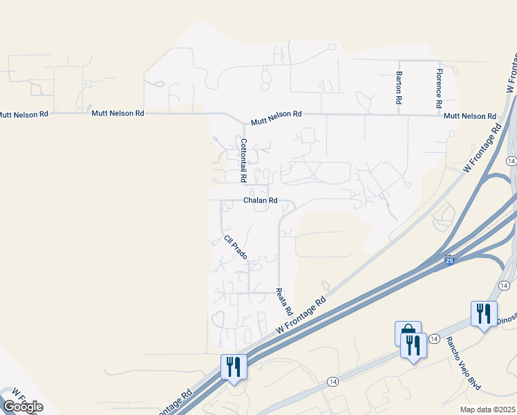 map of restaurants, bars, coffee shops, grocery stores, and more near 15 Chalan Road in Santa Fe