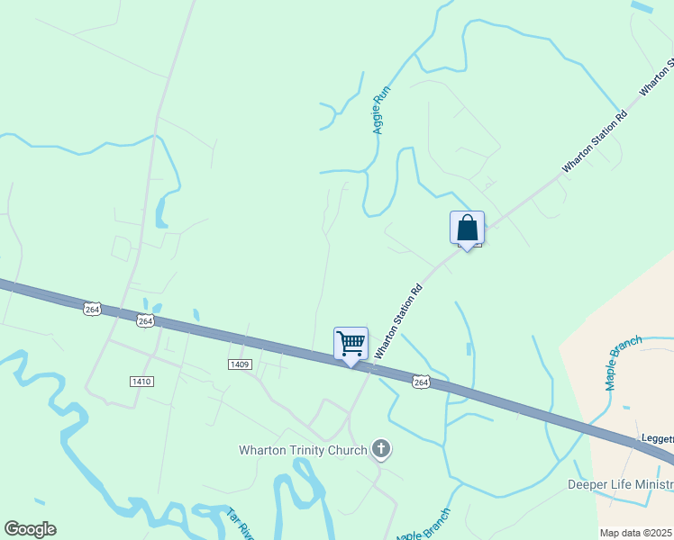map of restaurants, bars, coffee shops, grocery stores, and more near 264 West Drive in Washington
