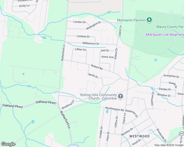 map of restaurants, bars, coffee shops, grocery stores, and more near 1613 Jamie Drive in Columbia