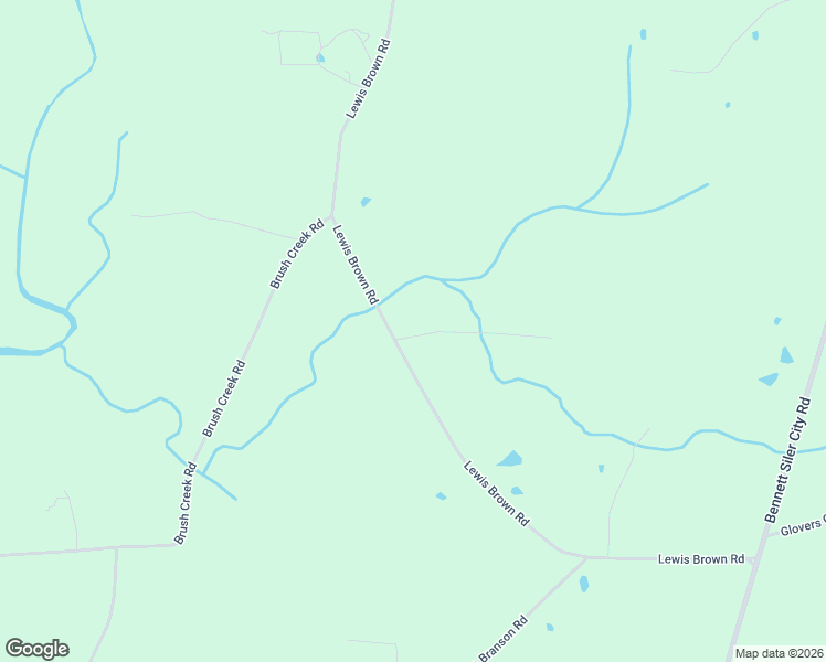 map of restaurants, bars, coffee shops, grocery stores, and more near 5133 Lewis Brown Road in Bennett