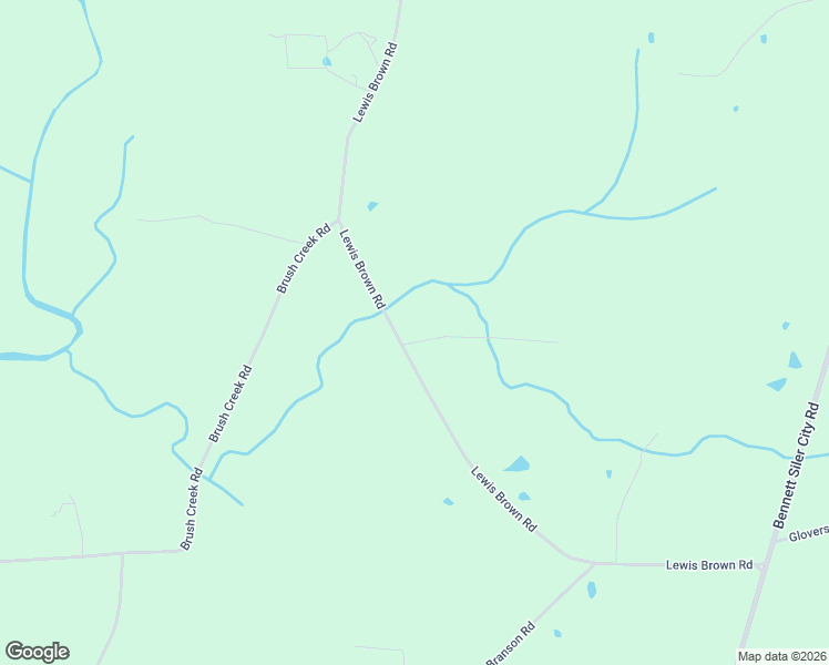 map of restaurants, bars, coffee shops, grocery stores, and more near 5133 Lewis Brown Road in Bennett