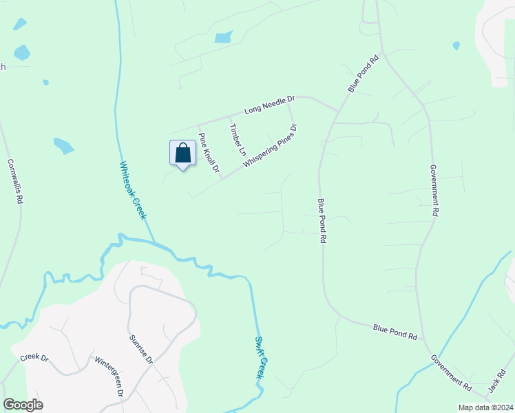 map of restaurants, bars, coffee shops, grocery stores, and more near 90 Falling Creek Court in Clayton