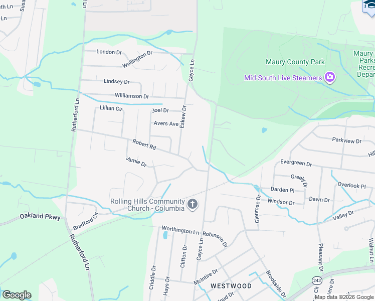 map of restaurants, bars, coffee shops, grocery stores, and more near 1605 Mary Court in Columbia