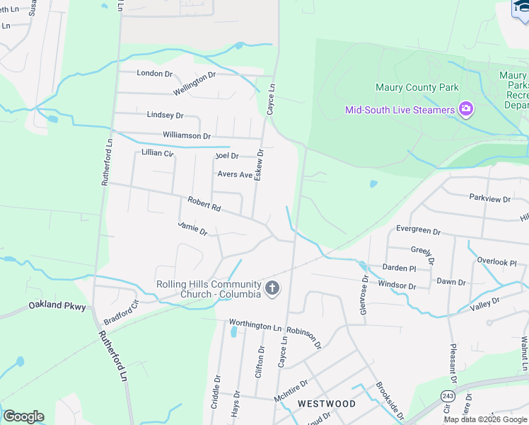 map of restaurants, bars, coffee shops, grocery stores, and more near 1605 Mary Court in Columbia