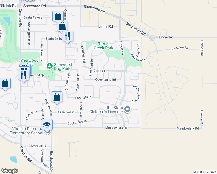 map of restaurants, bars, coffee shops, grocery stores, and more near 885 Sycamore Canyon Road in Paso Robles