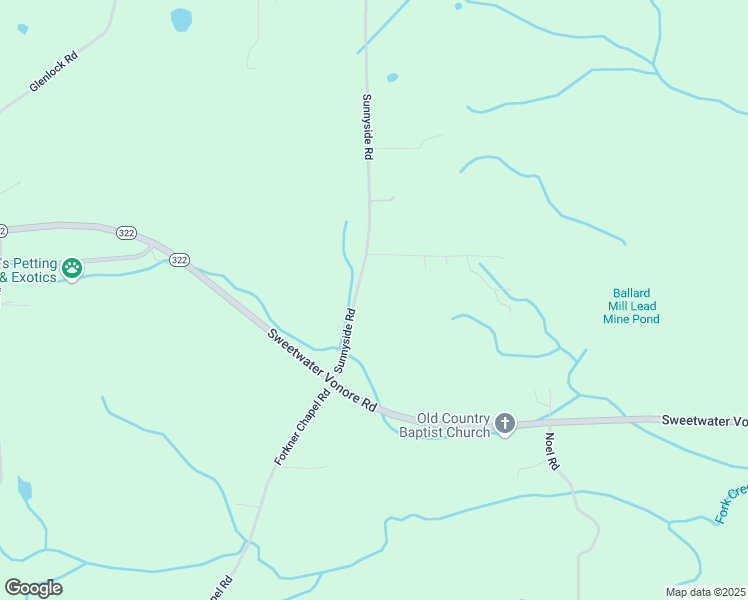 map of restaurants, bars, coffee shops, grocery stores, and more near 150 Sunnyside Road in Sweetwater
