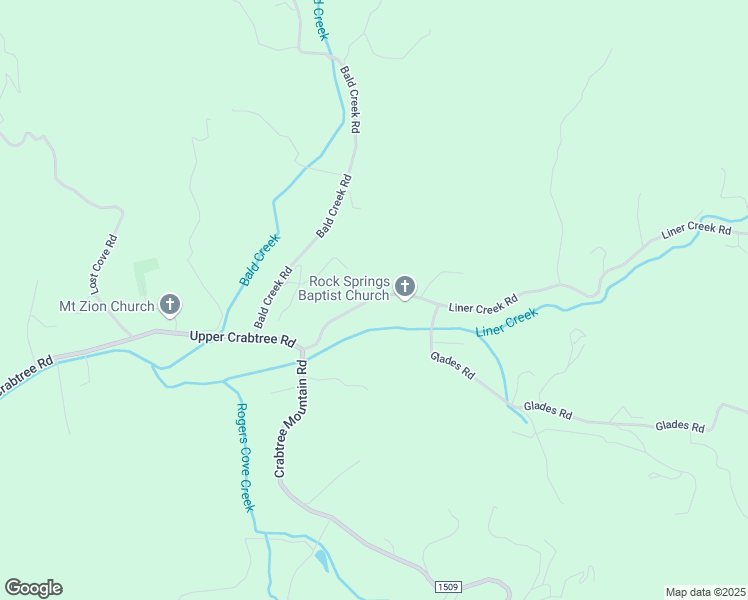 map of restaurants, bars, coffee shops, grocery stores, and more near State Road 1503 in Haywood County