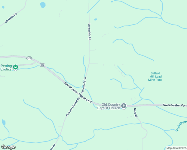 map of restaurants, bars, coffee shops, grocery stores, and more near 150 Sunnyside Road in Sweetwater
