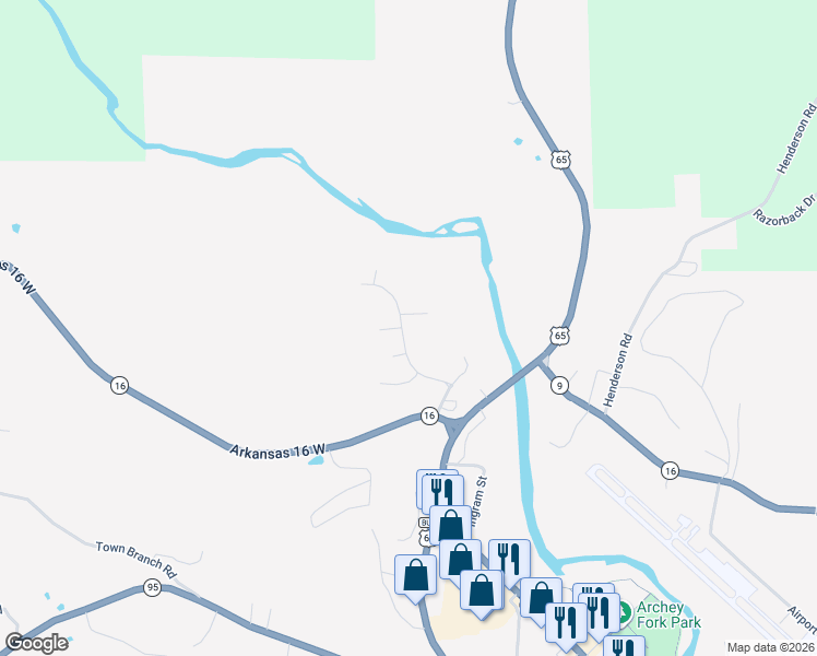 map of restaurants, bars, coffee shops, grocery stores, and more near 280 Archey Fork Drive in Clinton