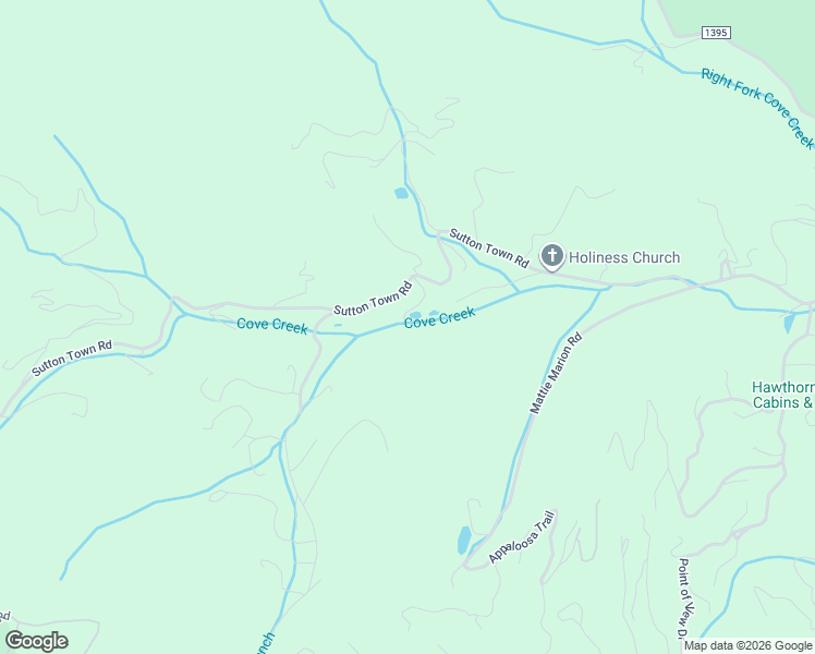 map of restaurants, bars, coffee shops, grocery stores, and more near 1323 Sutton Town Road in Waynesville