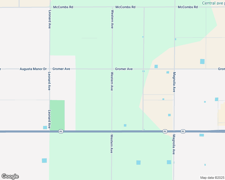map of restaurants, bars, coffee shops, grocery stores, and more near 15035 Western Avenue in Wasco