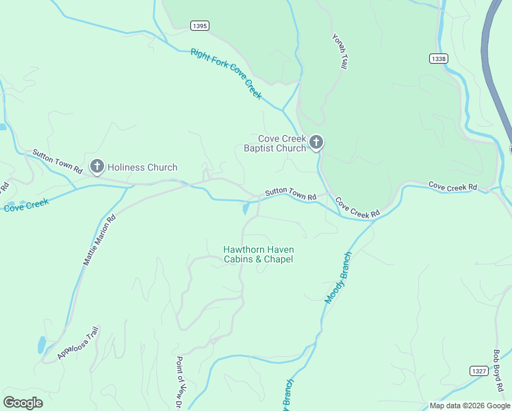 map of restaurants, bars, coffee shops, grocery stores, and more near 28 Secluded Cove in Waynesville