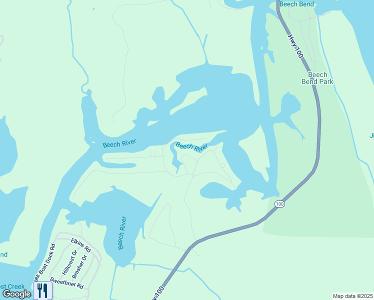 map of restaurants, bars, coffee shops, grocery stores, and more near 521 Jakes Point in Decaturville