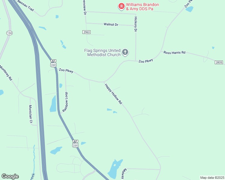 map of restaurants, bars, coffee shops, grocery stores, and more near 3051 Happy Hollow Road in Asheboro