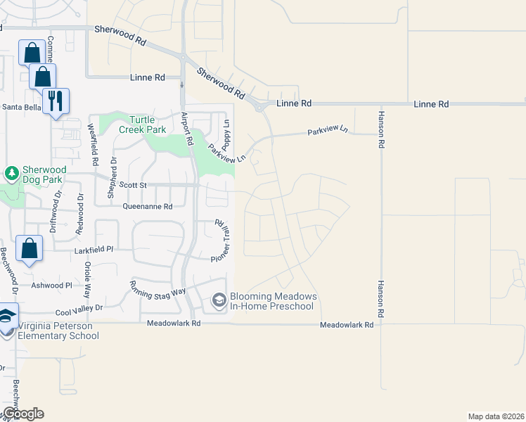 map of restaurants, bars, coffee shops, grocery stores, and more near 1330 Cava Road in Paso Robles
