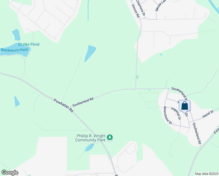 map of restaurants, bars, coffee shops, grocery stores, and more near 1100 Southerland Road in Clayton